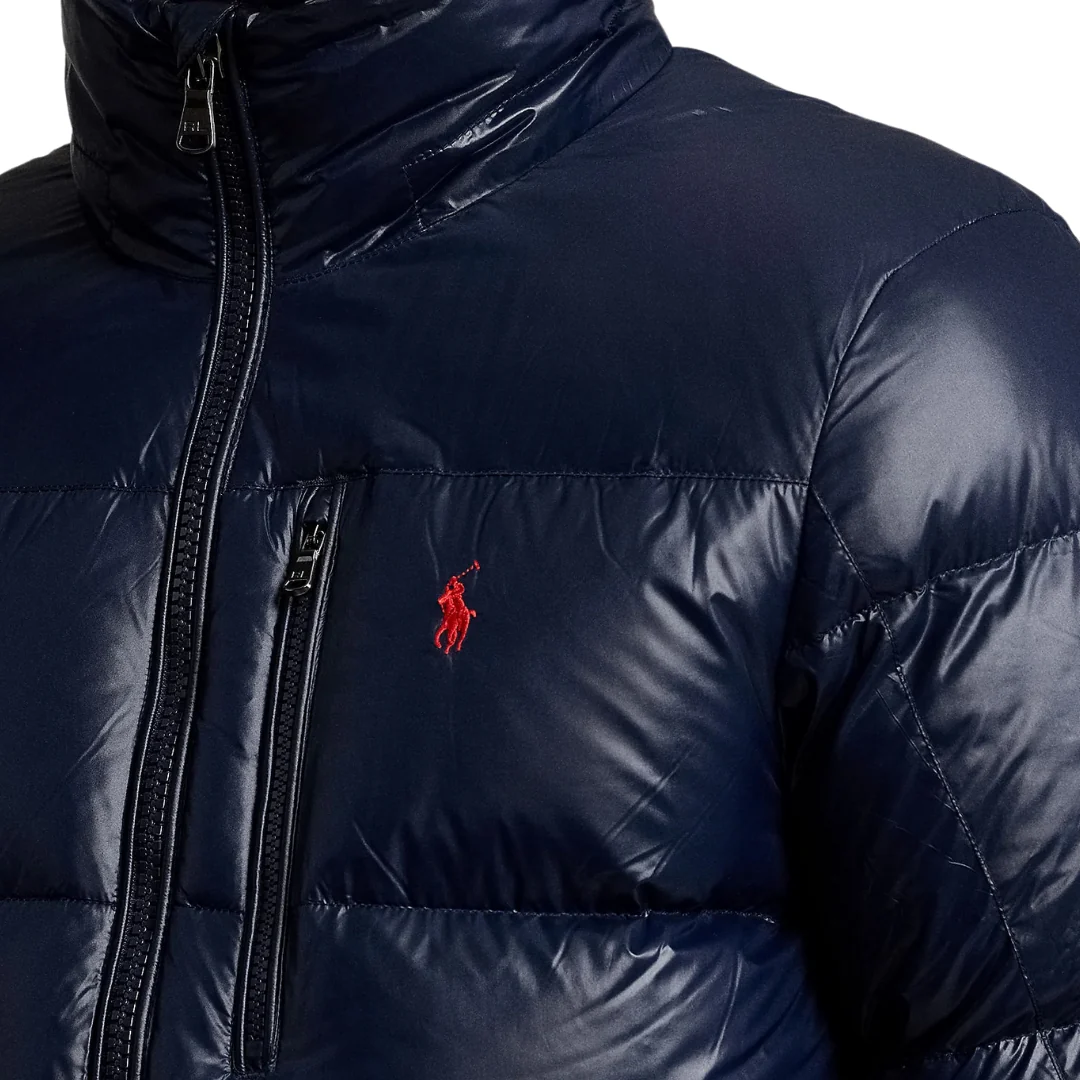 Polo Navy Blue Shiny Jacket
