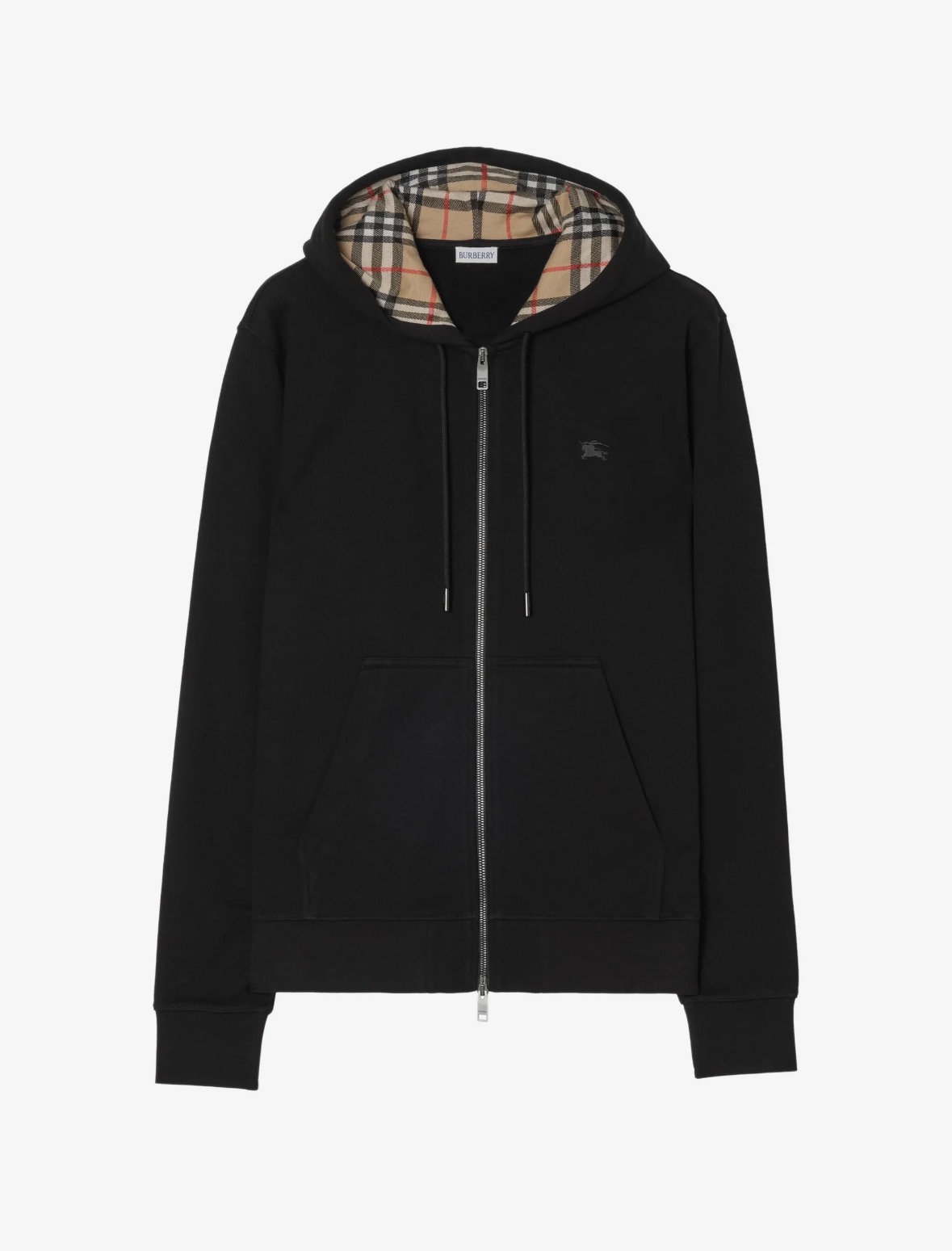 Brbrry Zip Black Hoodie