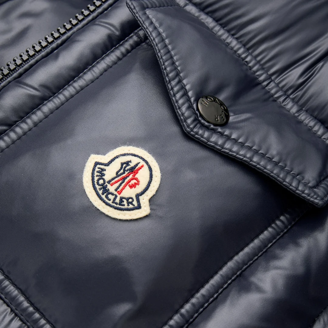 Monclr Navy Blue Down Jacket