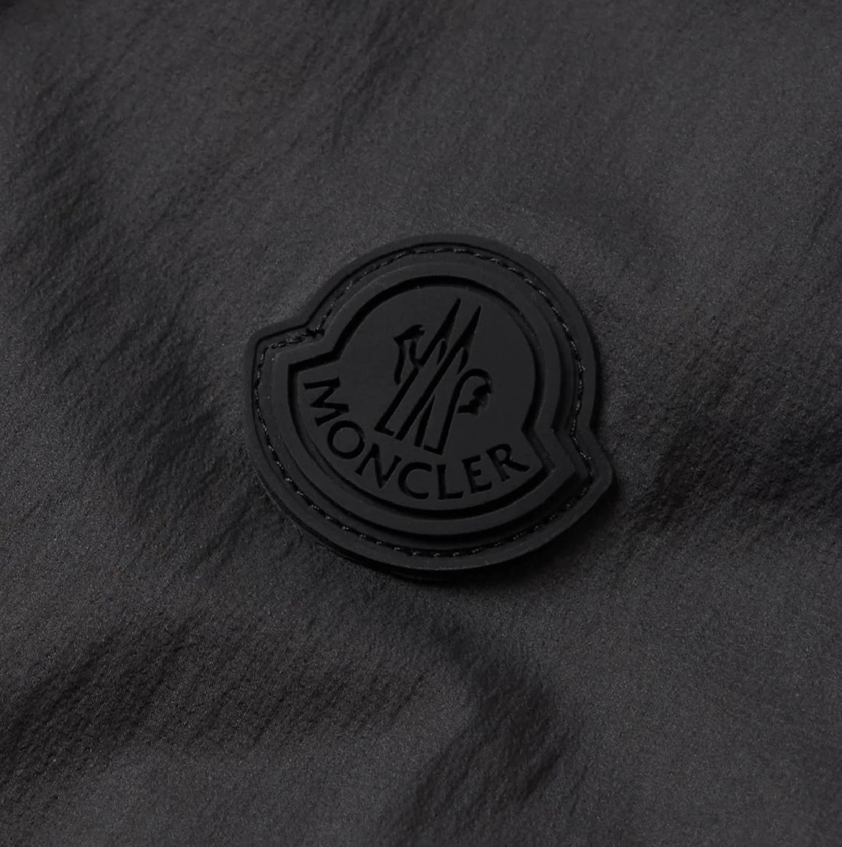 Monclr Ichiro Nylon Windbreaker Black logo