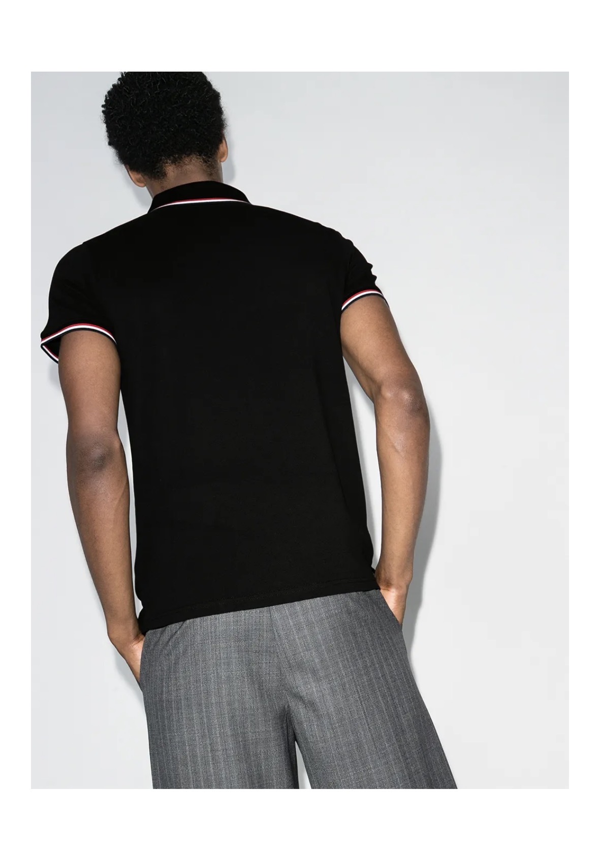 Monclr Trimmed Corton Piquet Polo Shirt