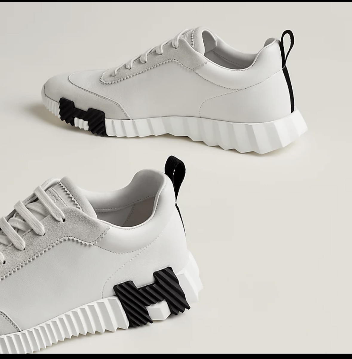 Herme Bouncing Sneaker Blanc