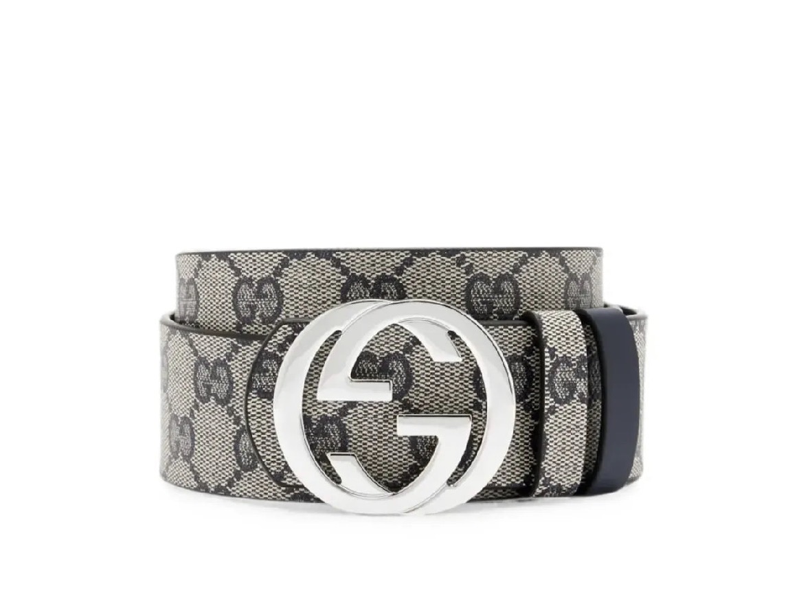 GG Reversible belt with Interlocking g buckle