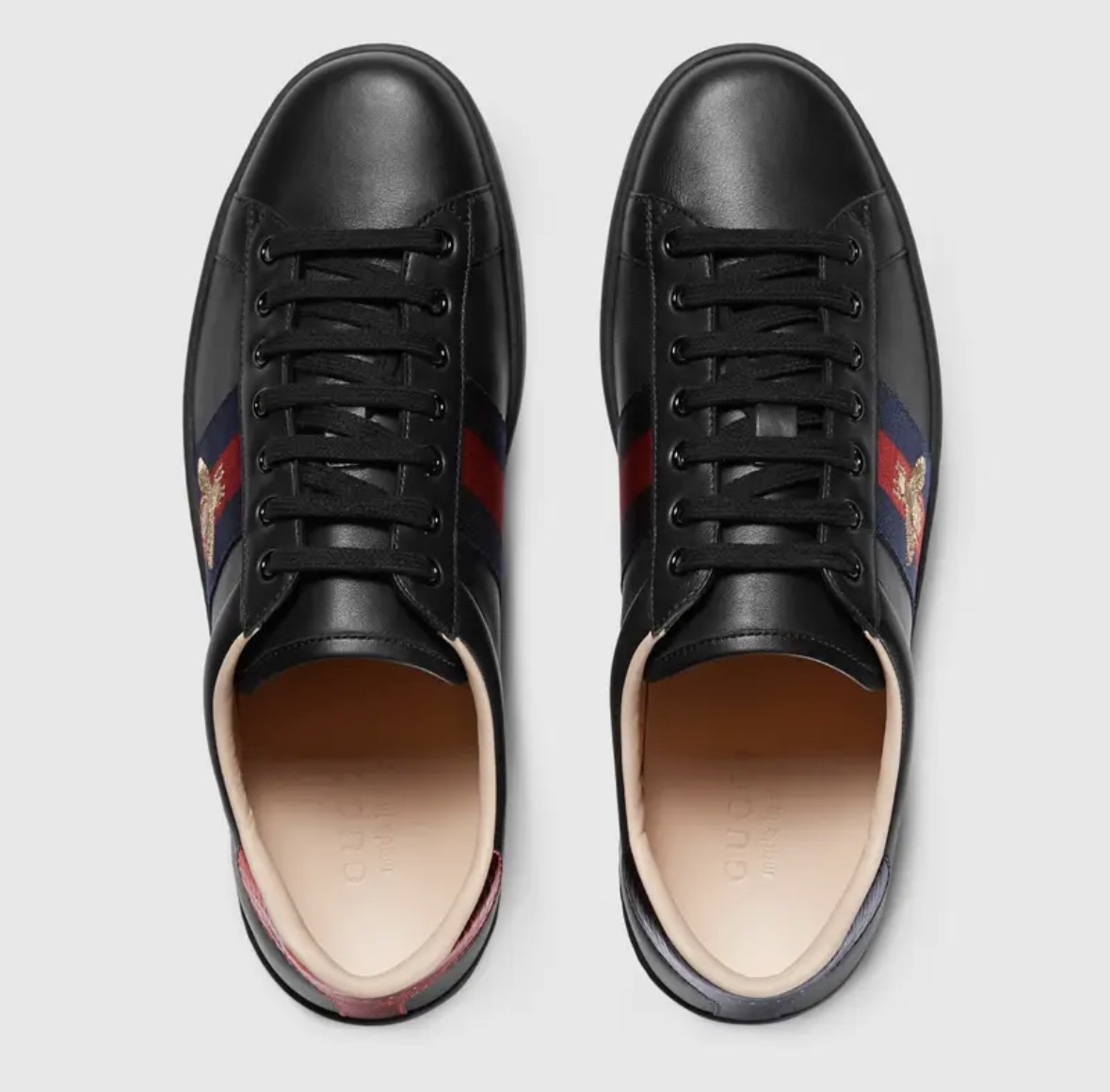 GG Ace Low-top Black Sneaker