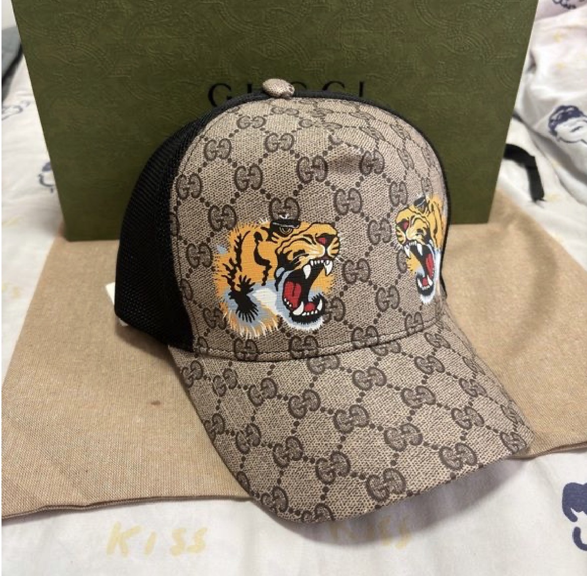 GG Tigers Supreme Baseball Hat Beige/Brown