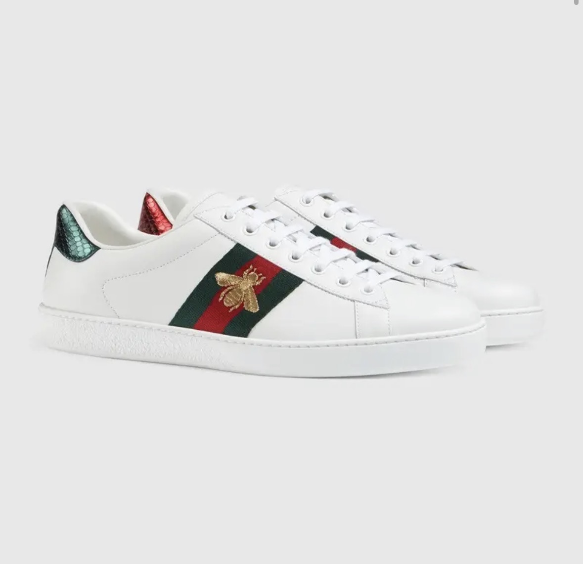 GG Ace Low-top White Sneakers