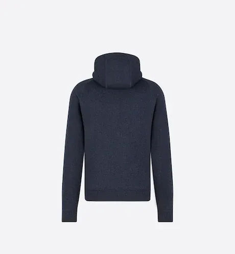 C.D Navy Blue Zip Up Hoodie