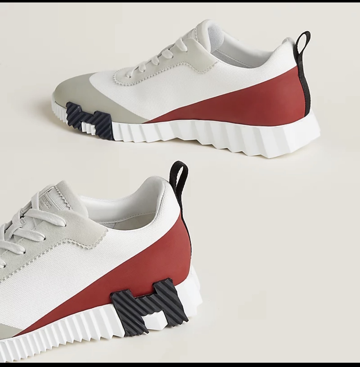Herme Bouncing Sneaker Multicolore Blanc