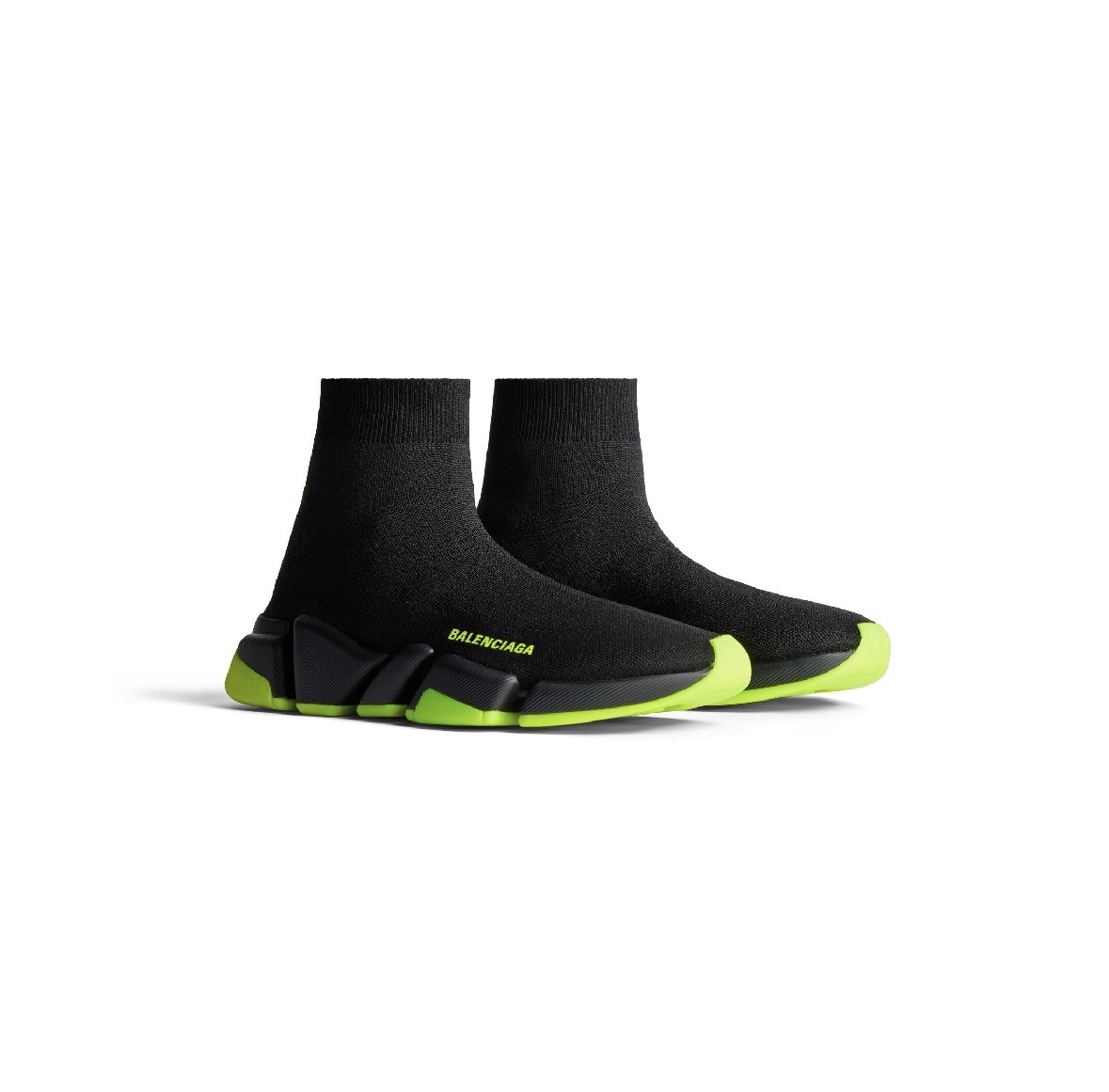 Balenciga Speed Shoes in black with neon details