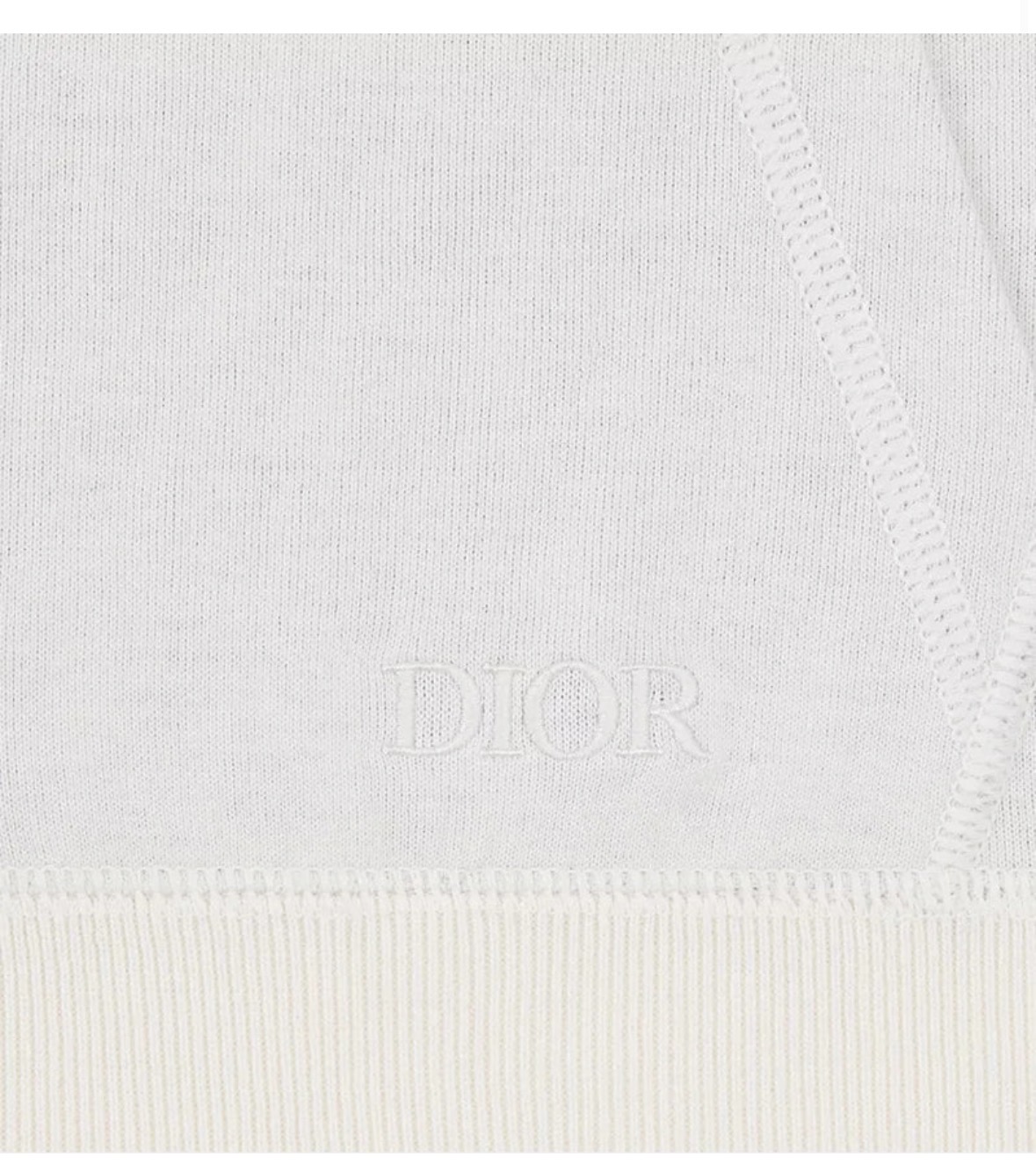 C.D White Zip Up Hoodie
