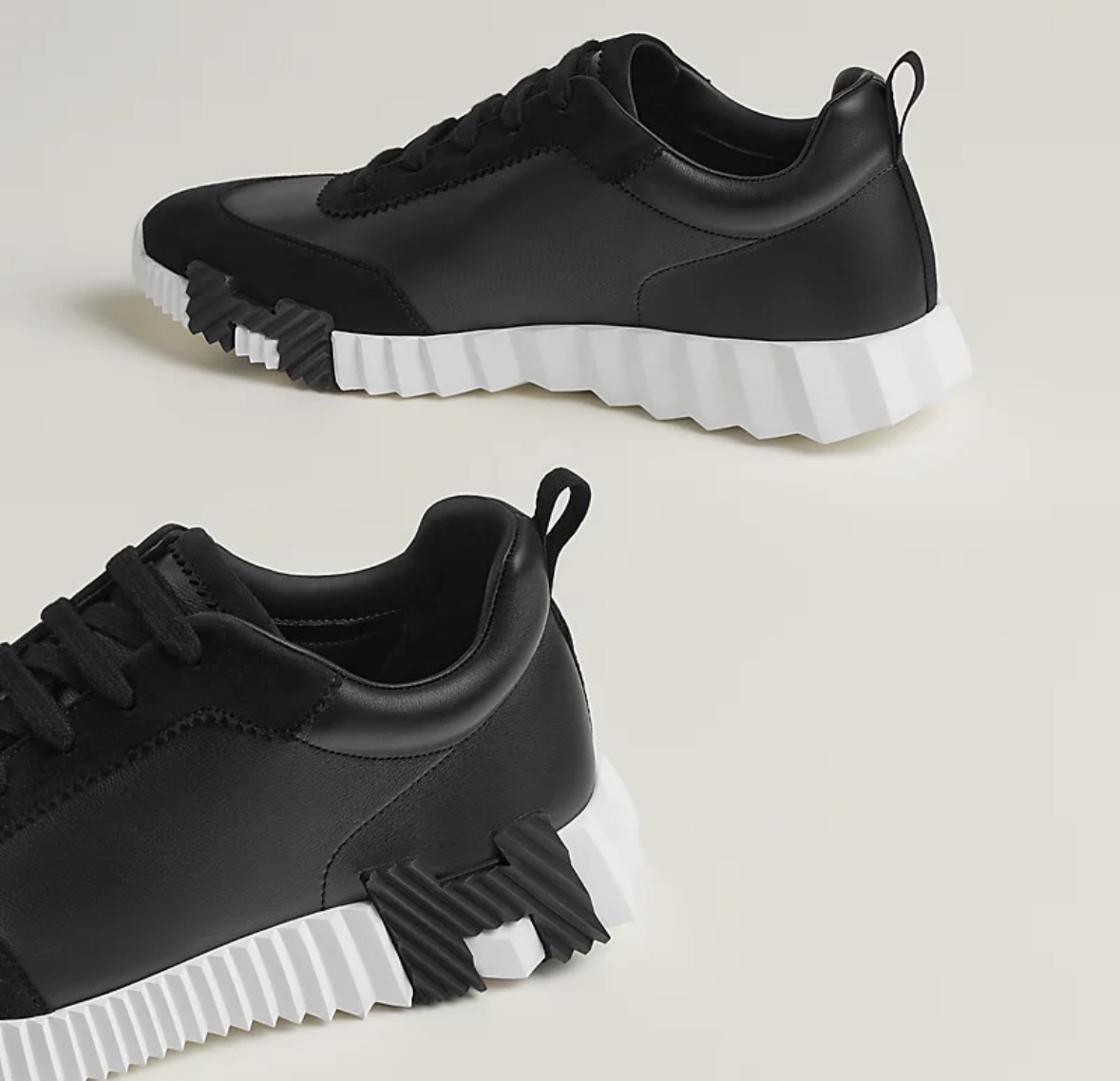Herme Bouncing Sneaker Noir