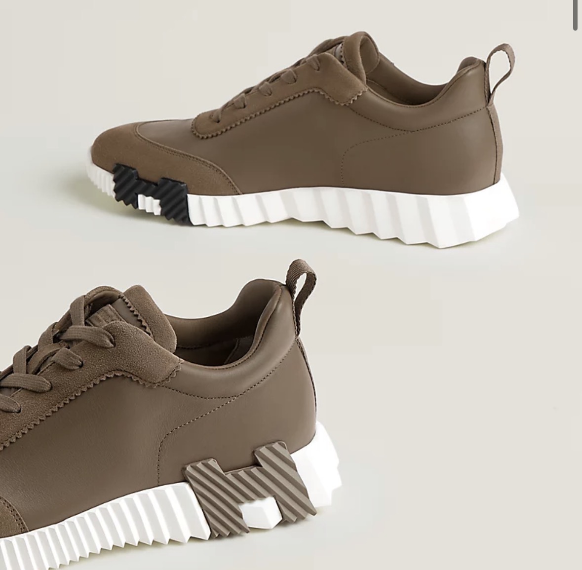 Herme Bouncing Sneaker Brown