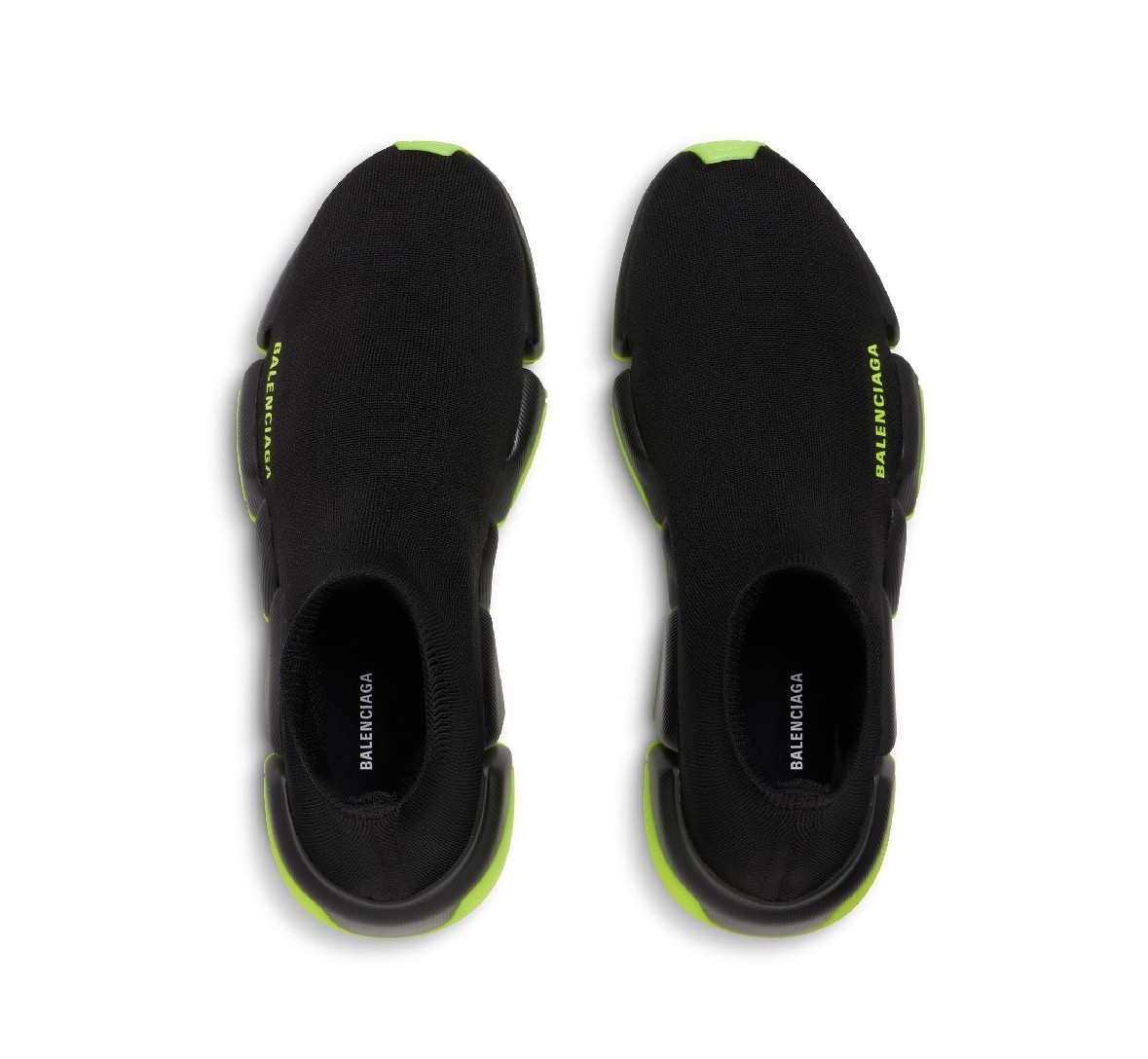 Balenciga Speed Shoes in black with neon details