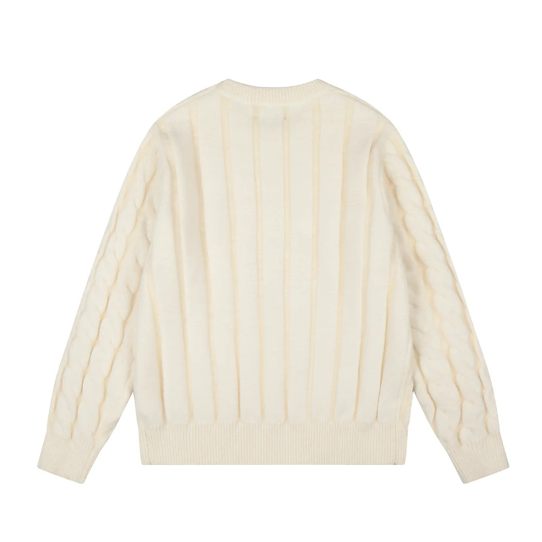 Polo Sweater in White