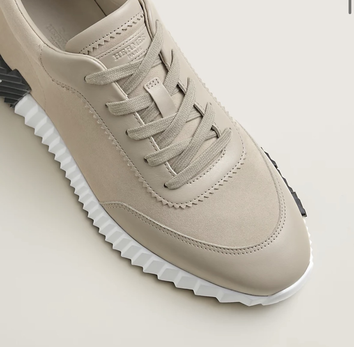 Herme Bouncing Sneaker Beige Esquisse