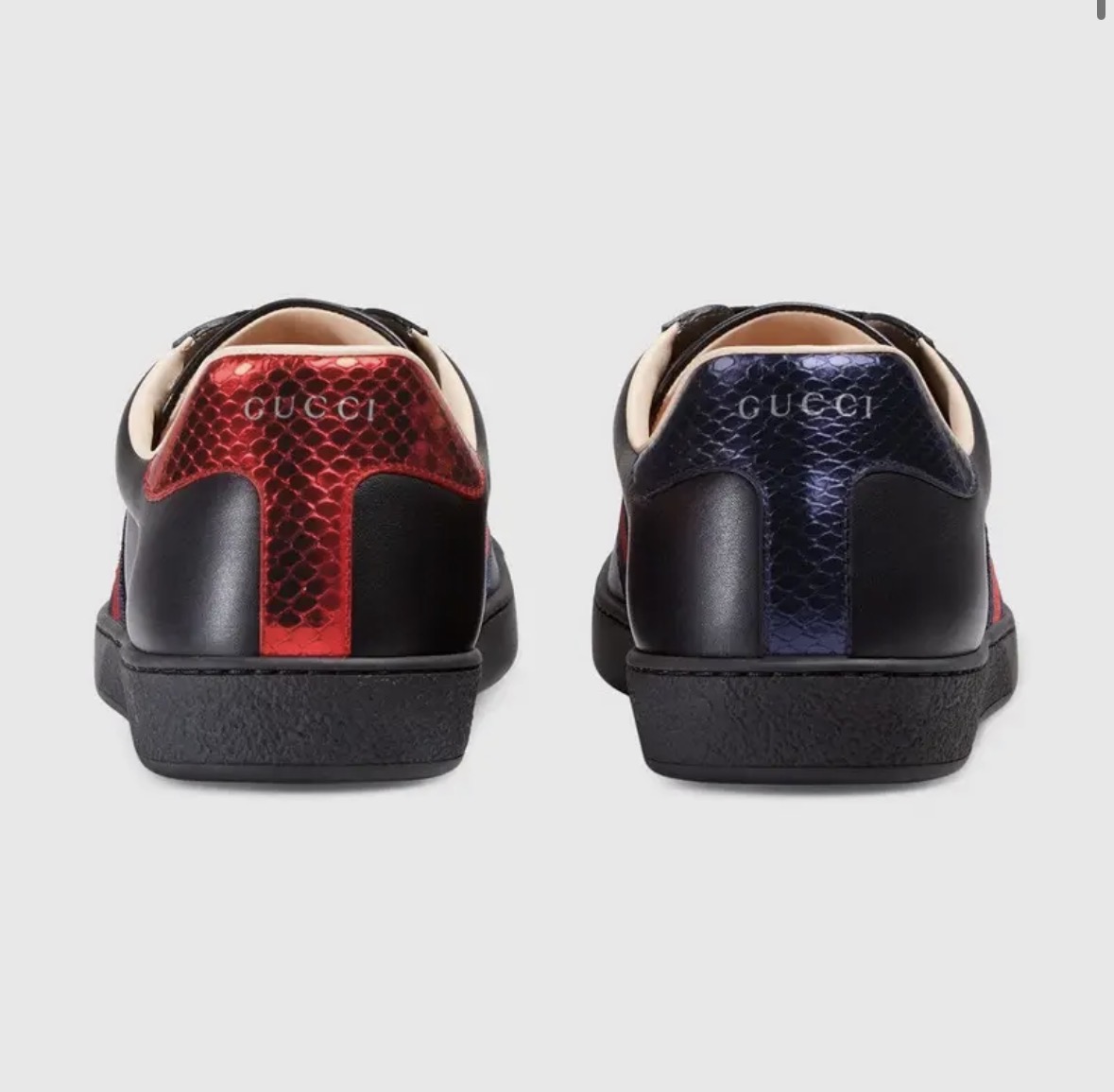GG Ace Low-top Black Sneaker