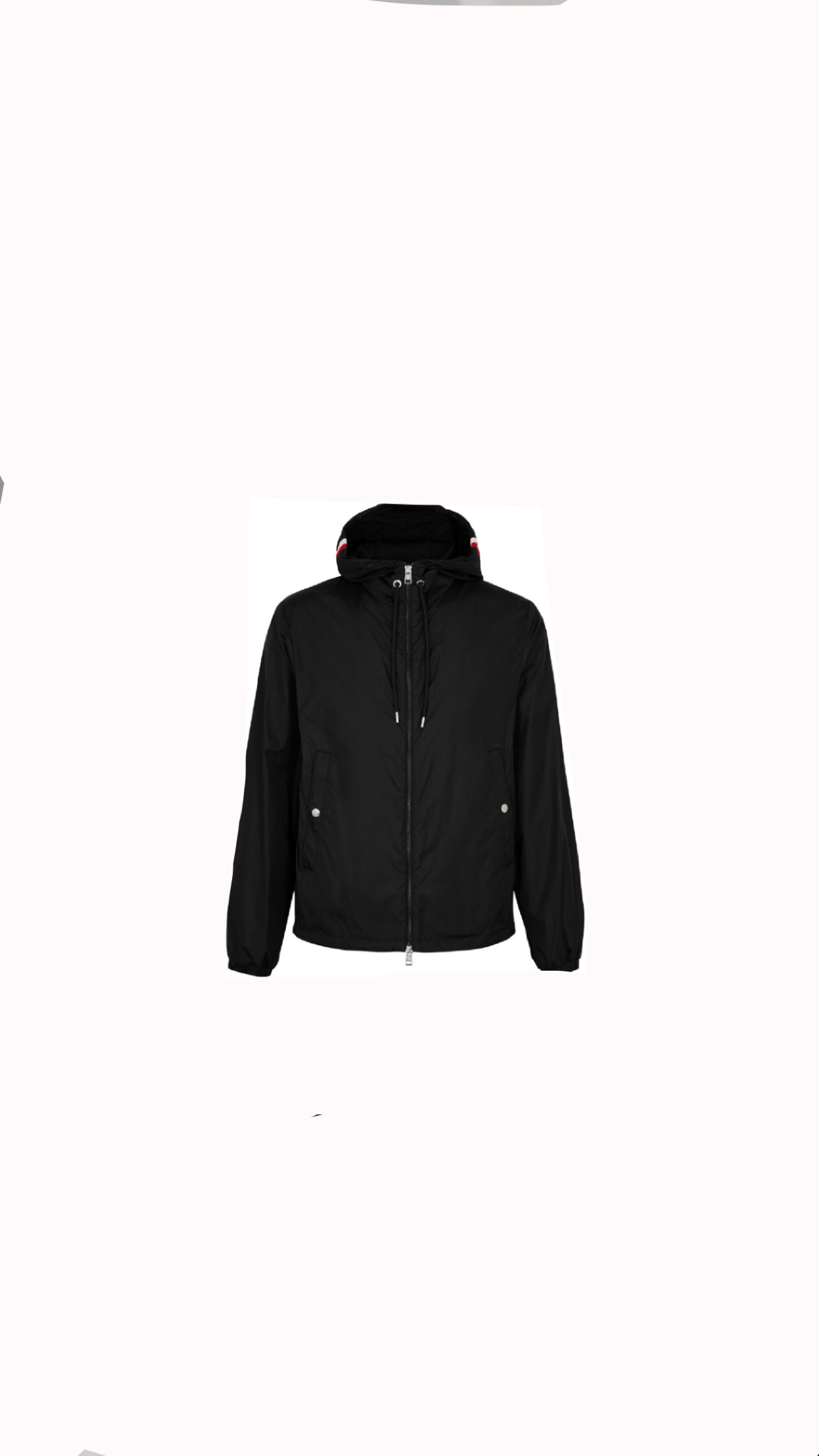 Monclr Windbreaker jacket in black