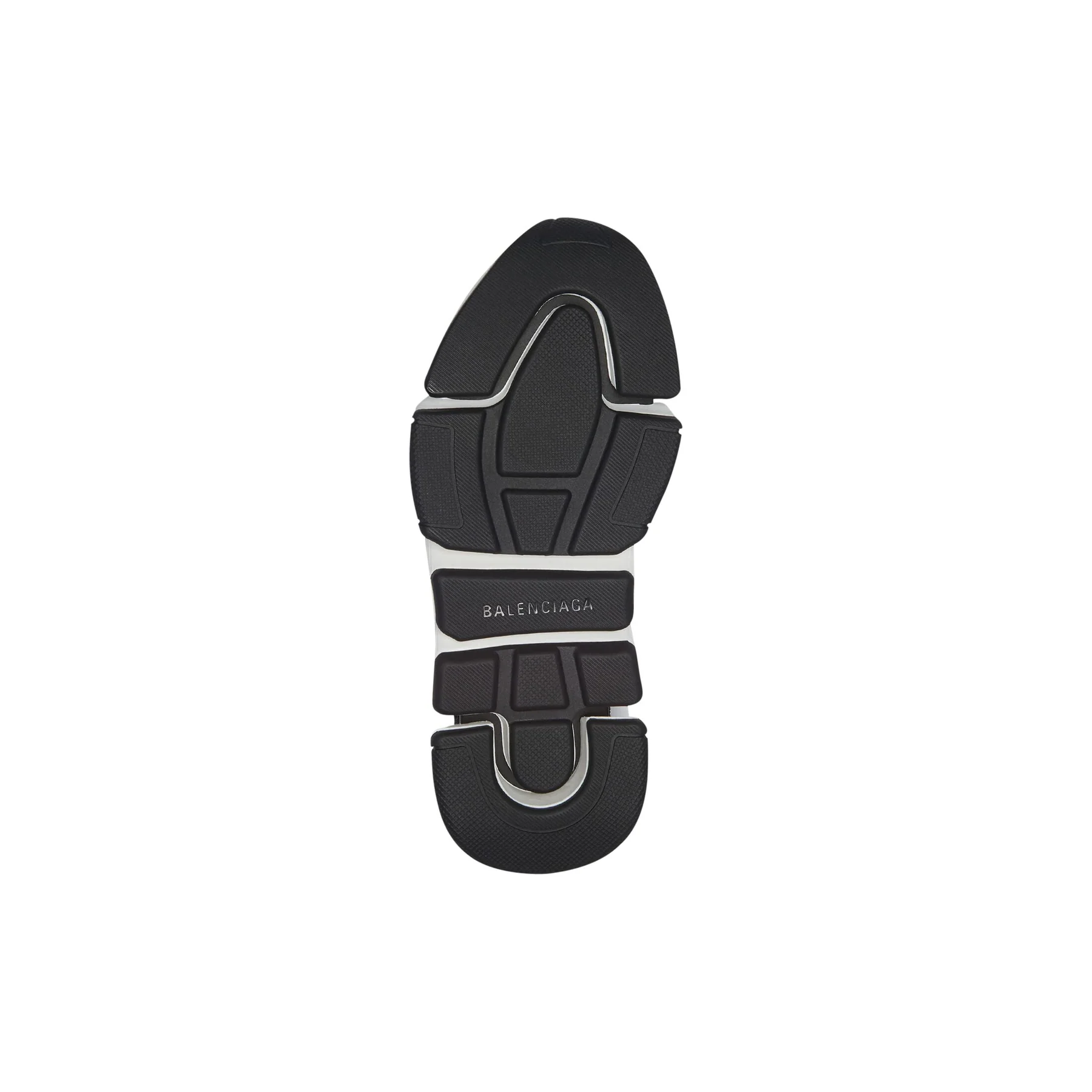 Balenciga Speed Shoes in Black and white V2