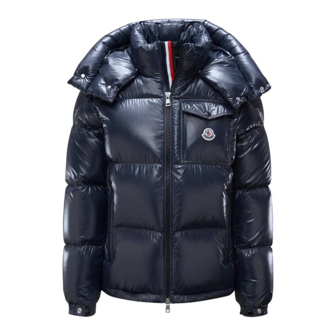 Monclr Navy Blue Down Jacket