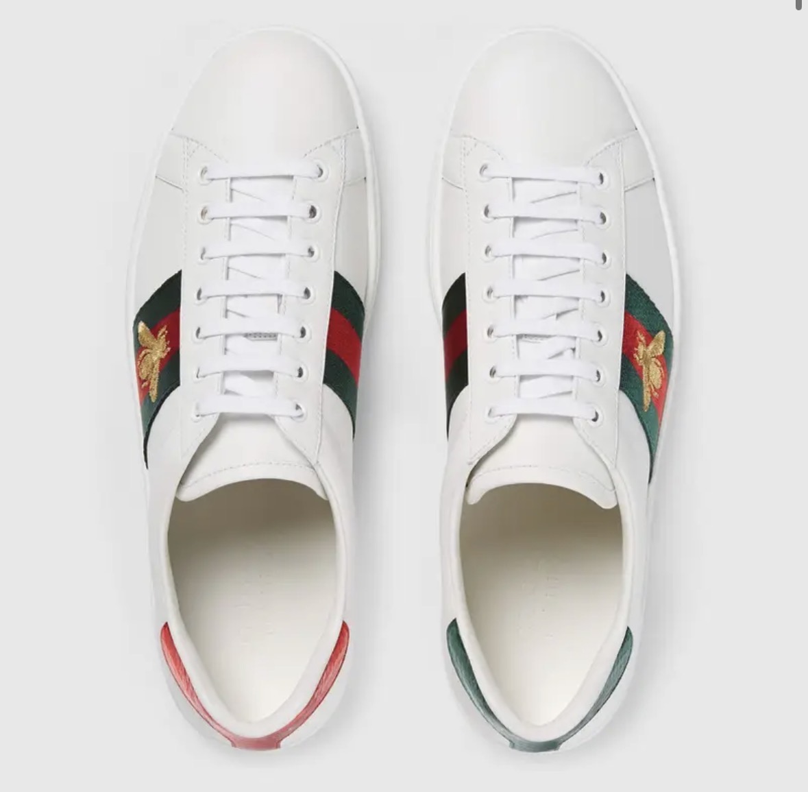 GG Ace Low-top White Sneakers