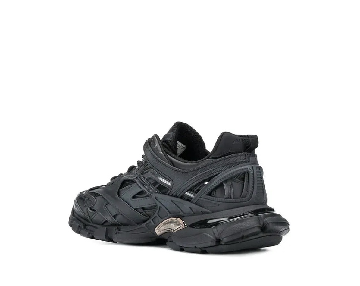 Balenciga Track Shoes Black Dark Grey