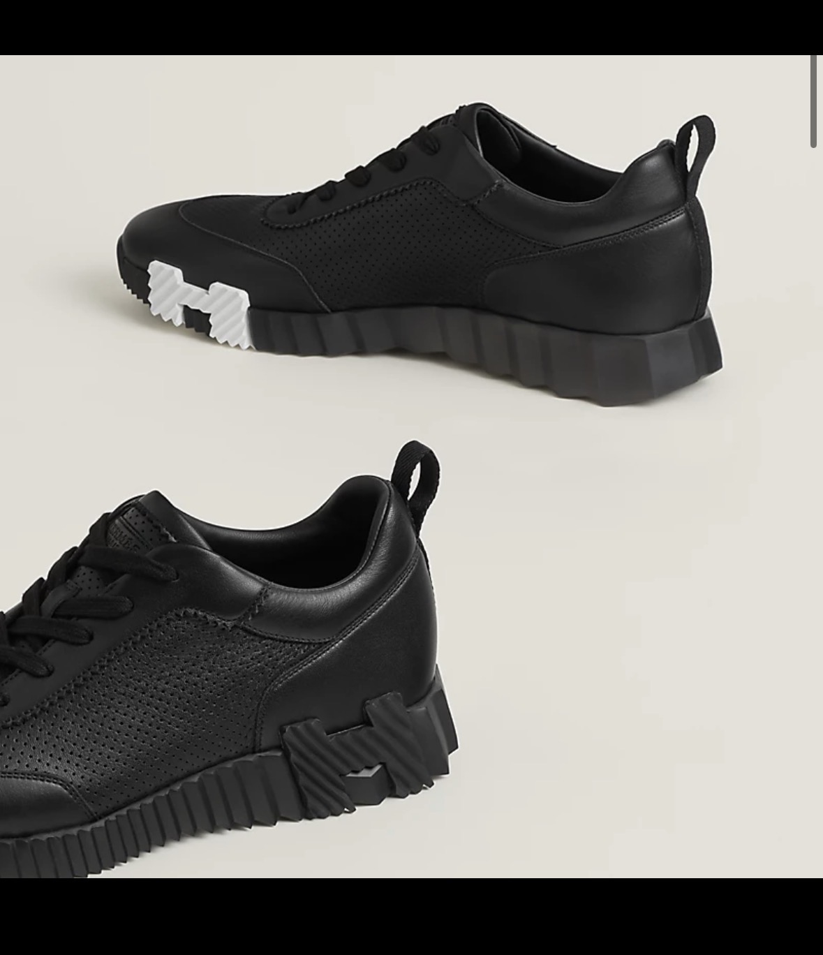 Herme Bouncing Sneaker Noir