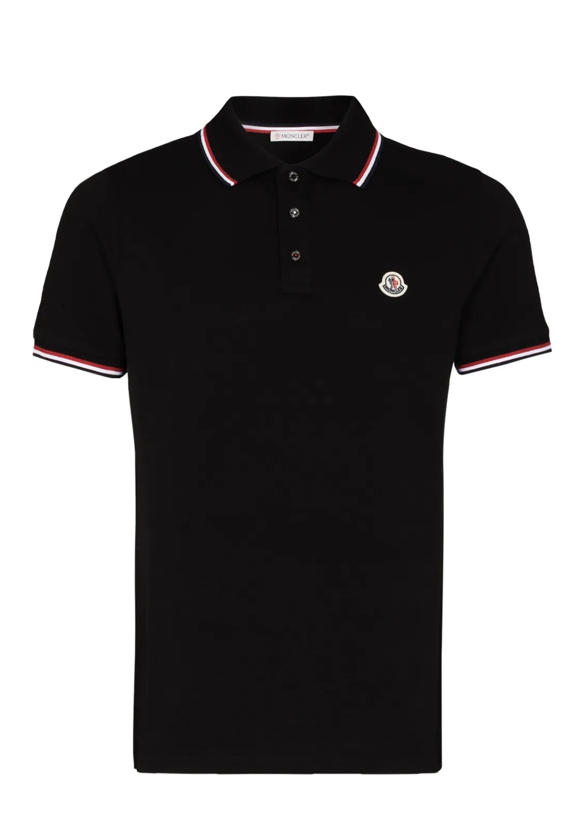 Monclr Trimmed Corton Piquet Polo Shirt