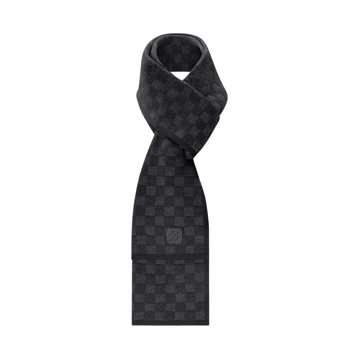Louis Neo Petit Damier Scarf Black