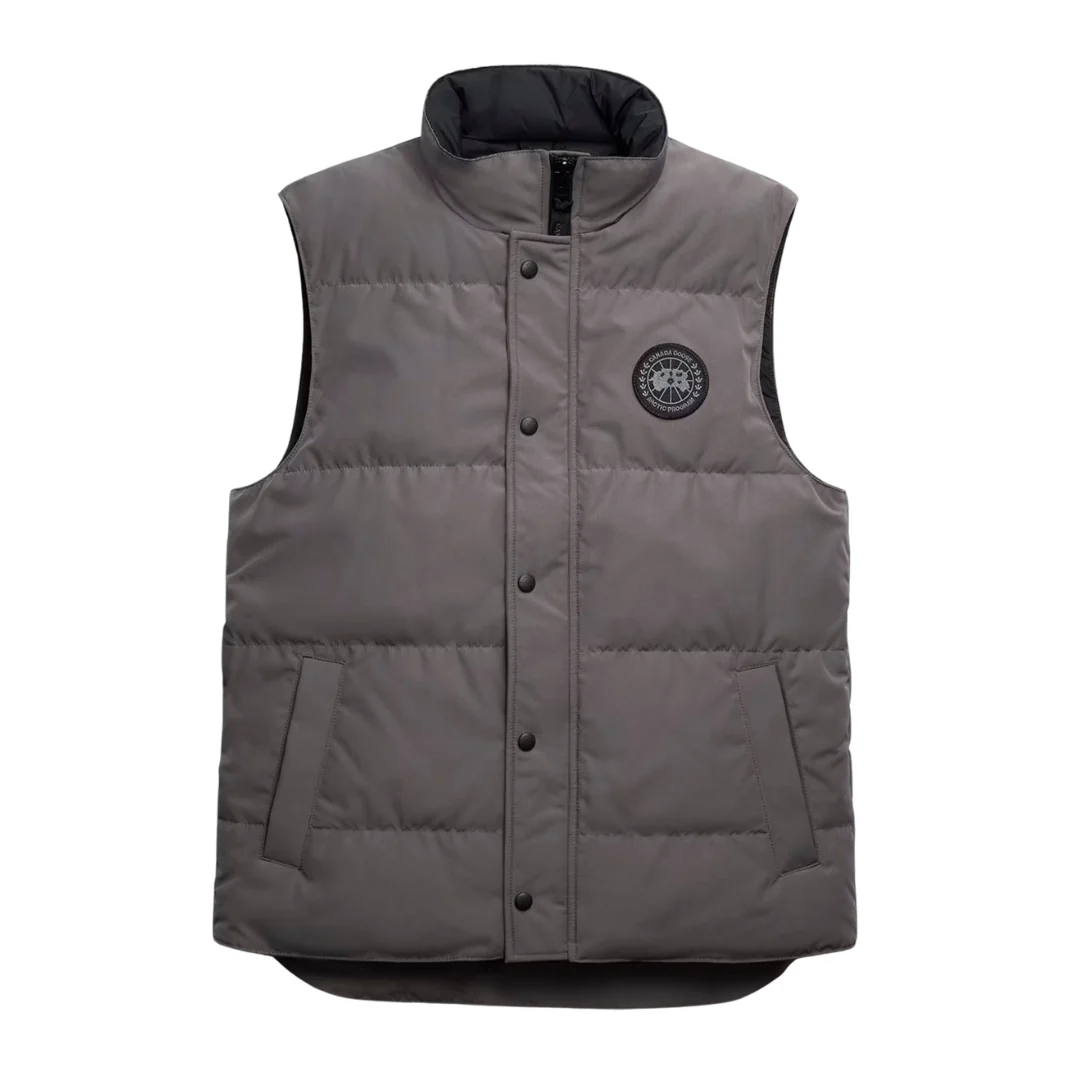 Goose Grey Vest Black Label