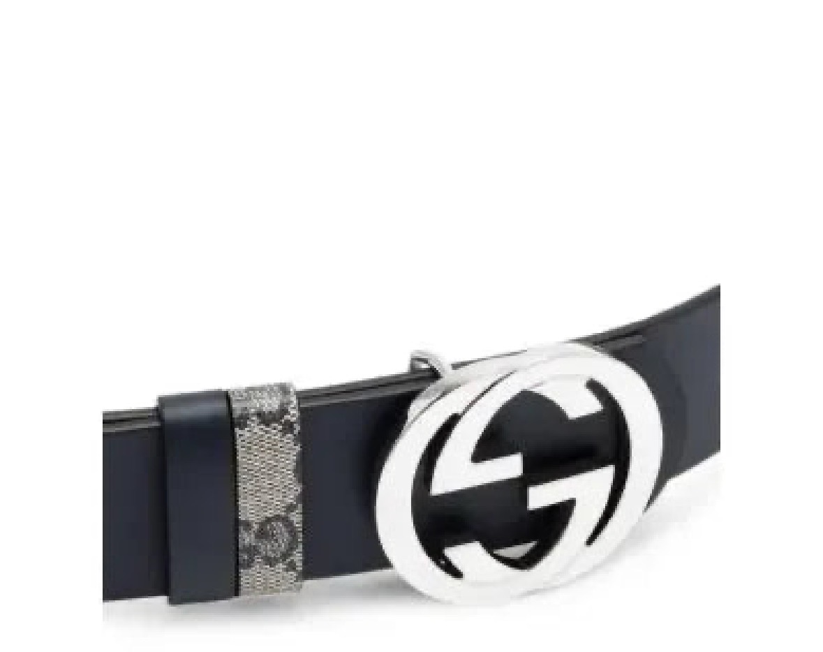 GG Reversible belt with Interlocking g buckle