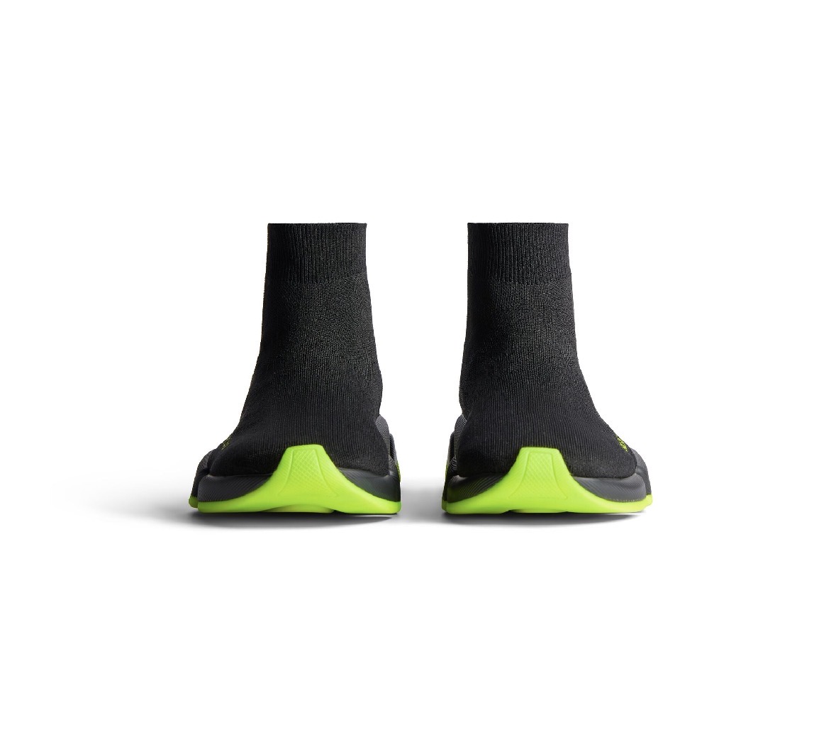 Balenciga Speed Shoes in black with neon details