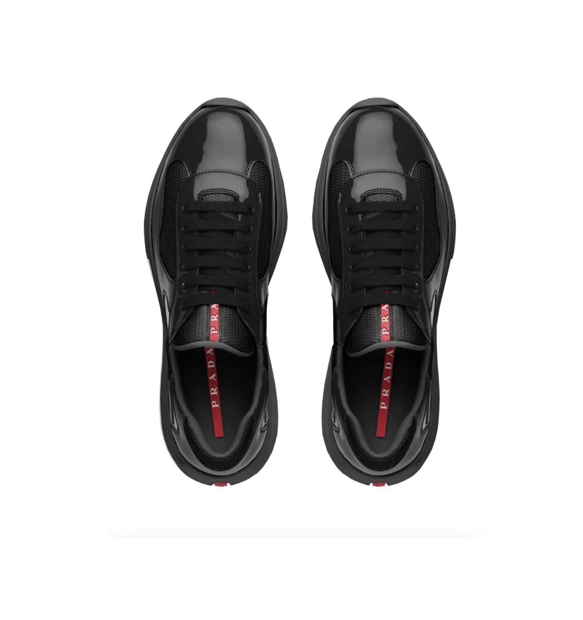 Prda Leather Sneakers Black