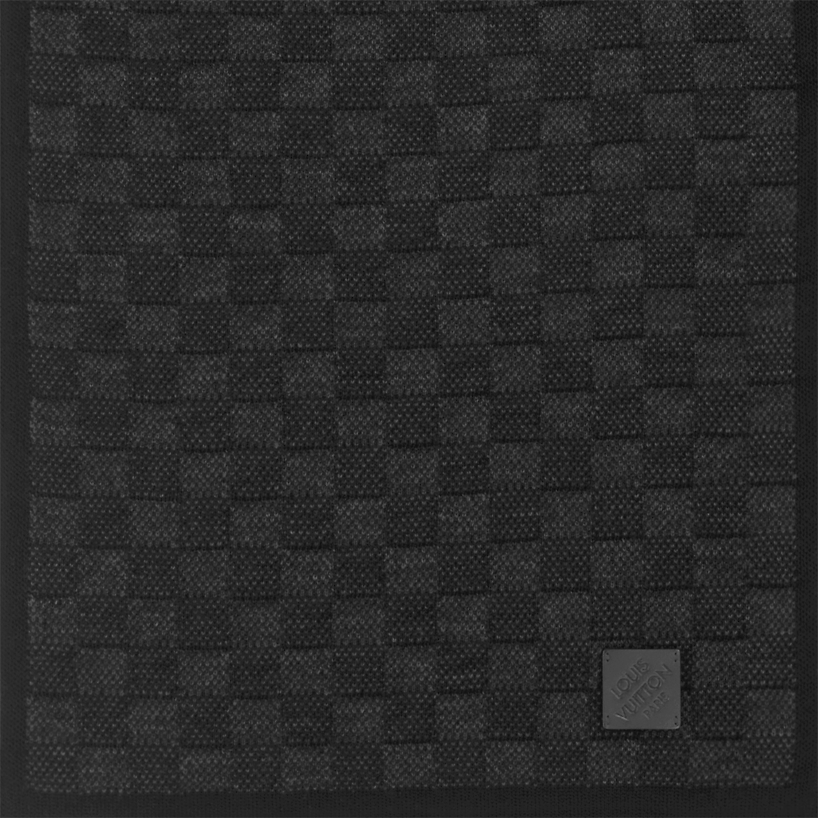 Louis Neo Petit Damier Scarf Black