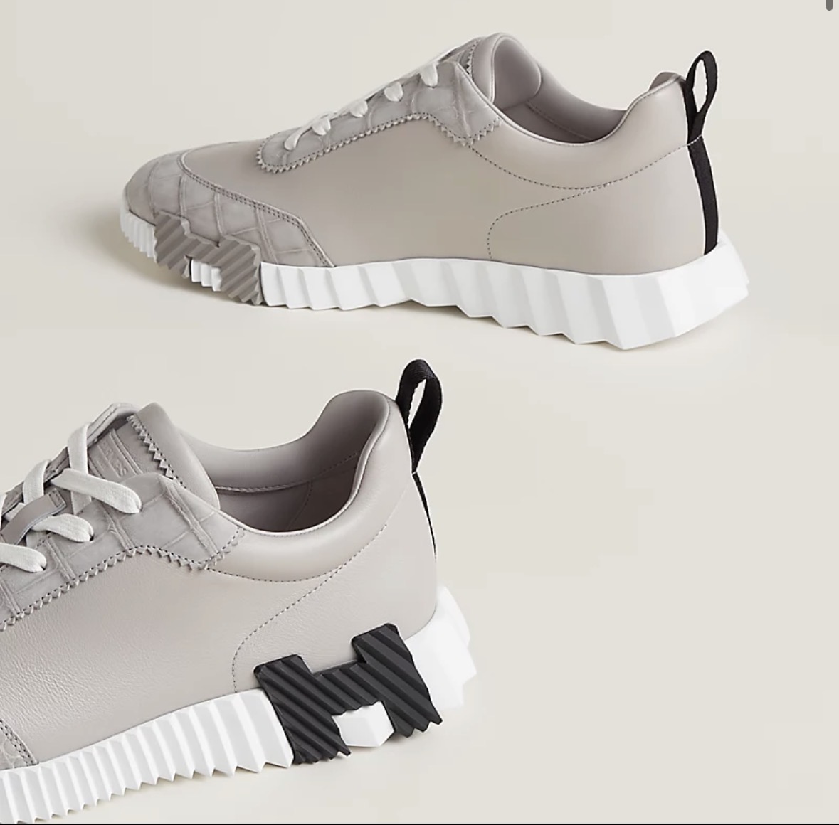 Herme Bouncing Sneaker Beige