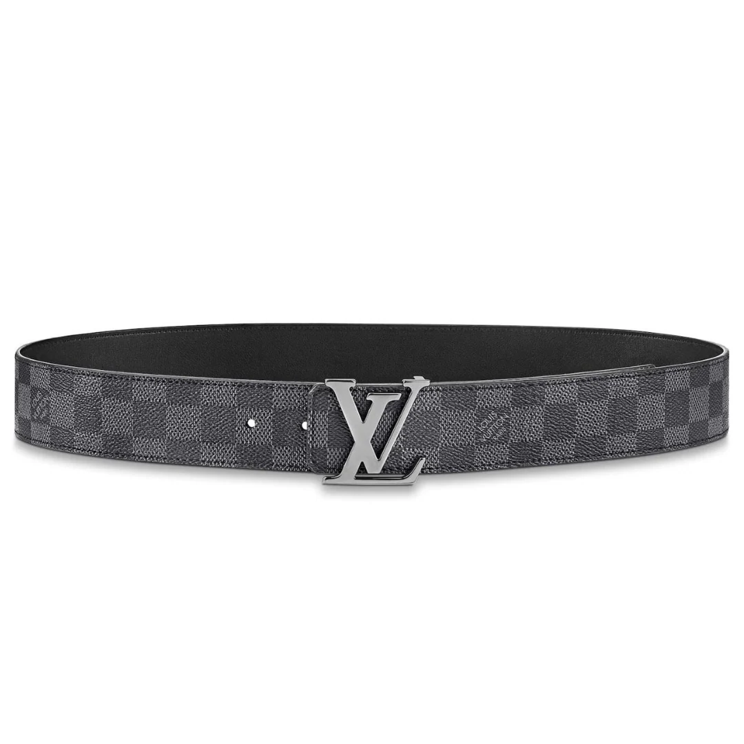 Louis Grey Belt Silver Buckle