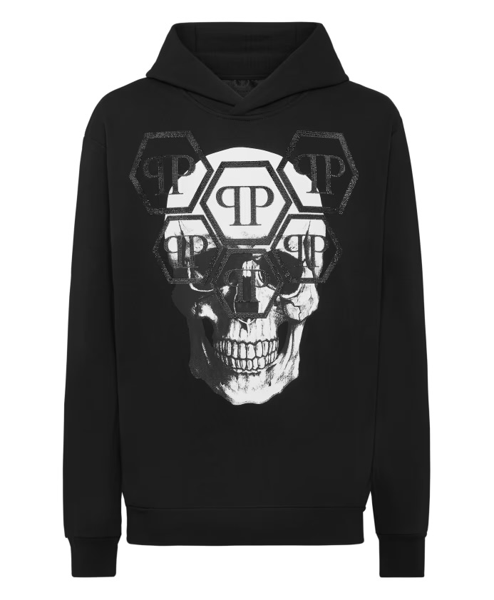 Plein Hoodie Sweatshirt LS Skull