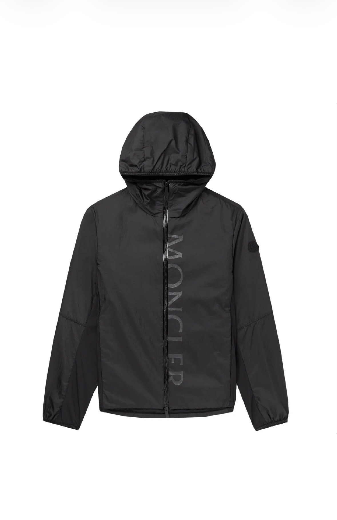 Monclr Ichiro Nylon Windbreaker Black logo