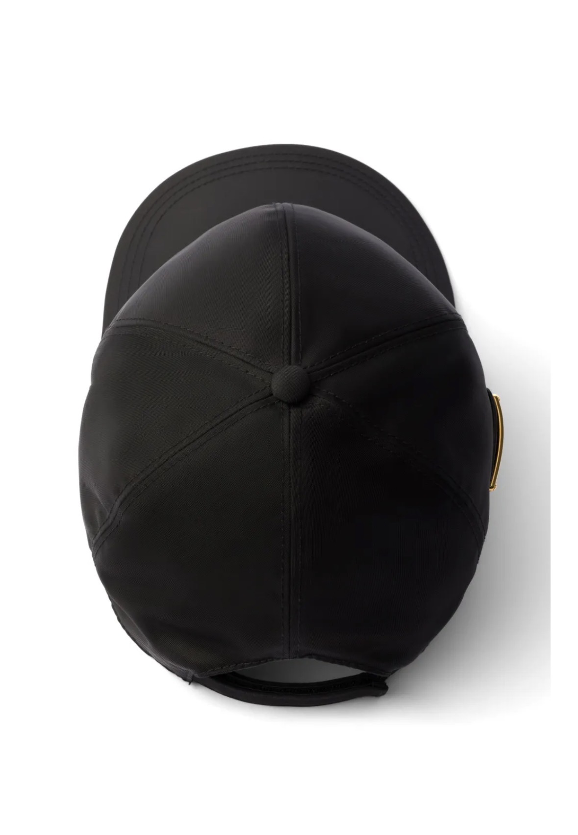 Prda Cap Black with Gold Logo