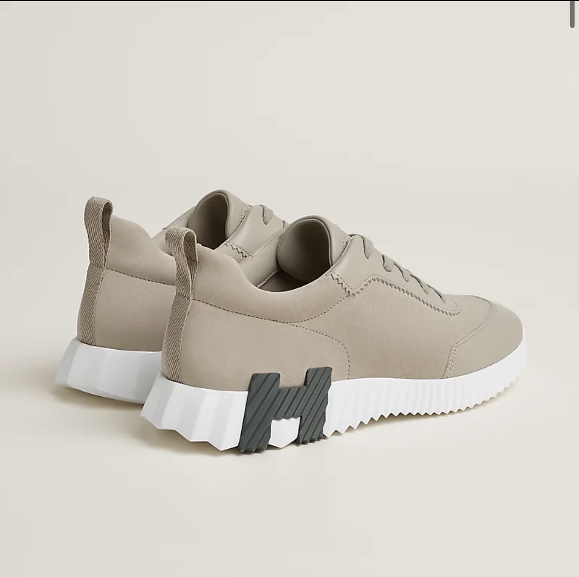 Herme Bouncing Sneaker Beige Esquisse