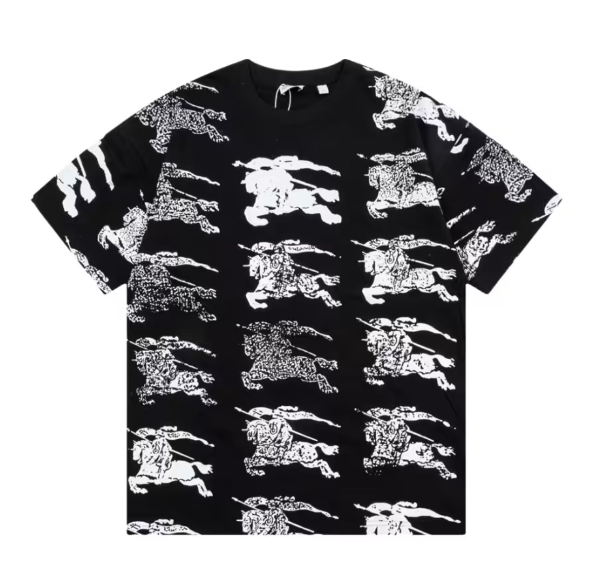 Brbrry T shirt printed in Black