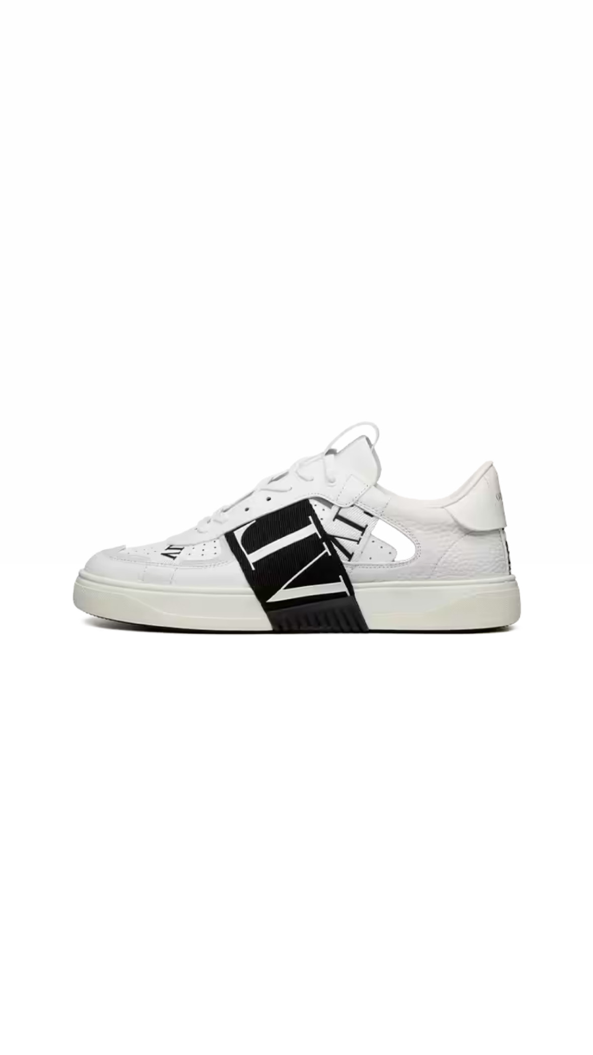 Vale Low Sneakers in White and Black